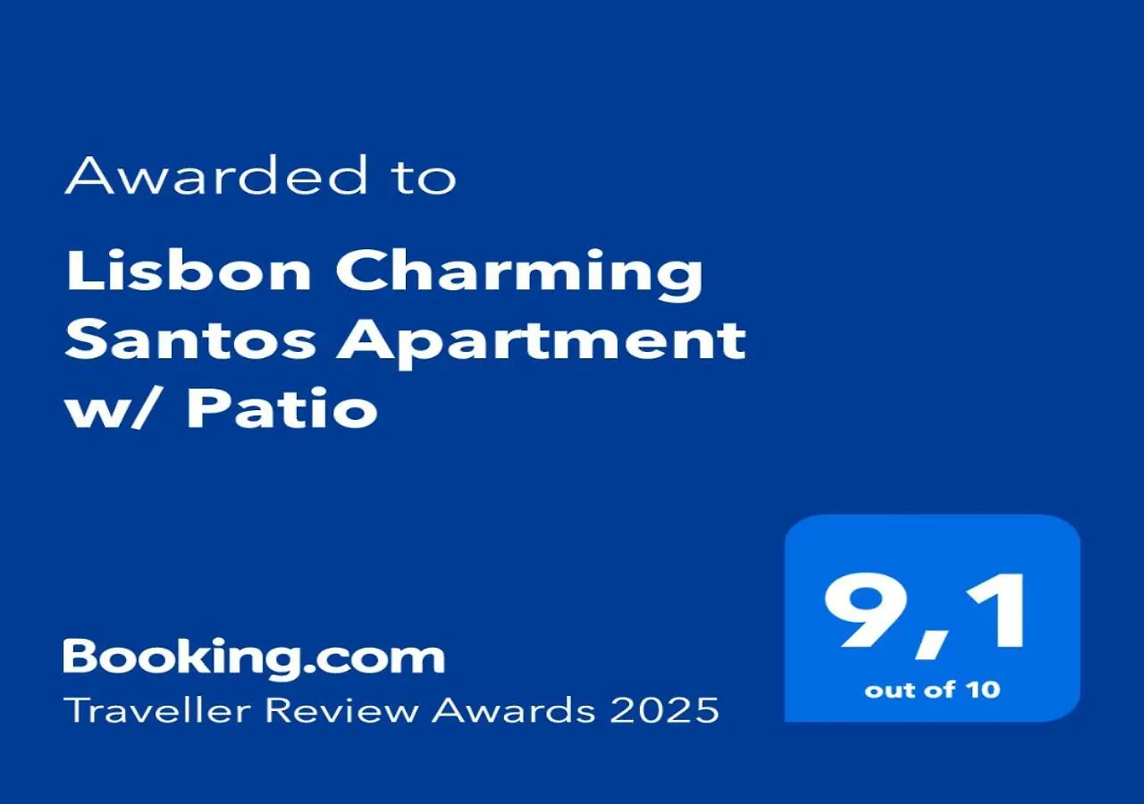 Lisbon Charming Santos Apartment W/ Patio 0*,